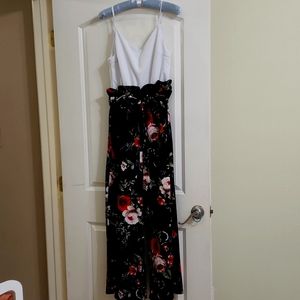 Floral pant jumpsuit